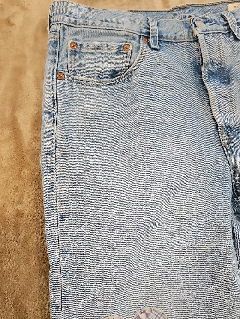 Levi's 501 Original High Rise Straight Leg Jeans Limited Edition - Picture 7 of 13